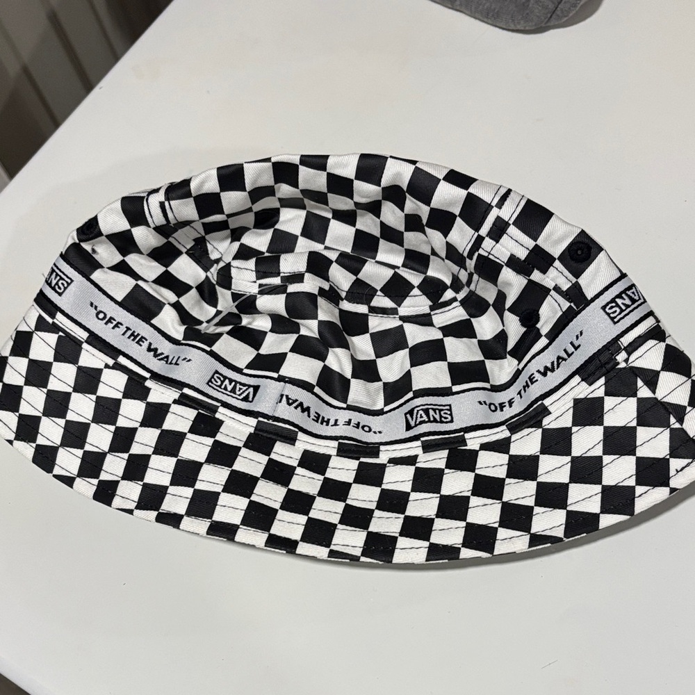 Vans Black and White Checkered Hat